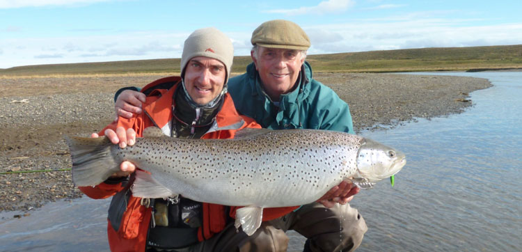 sea trout fishing reports from Kau tapen Argentina