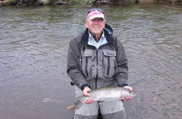fantastic salmon fishing with huge rainbow trout in alaska