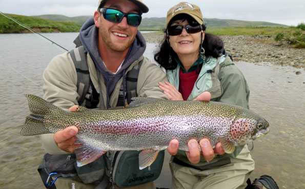 what a great rainbow trout form no see um lodge alaska