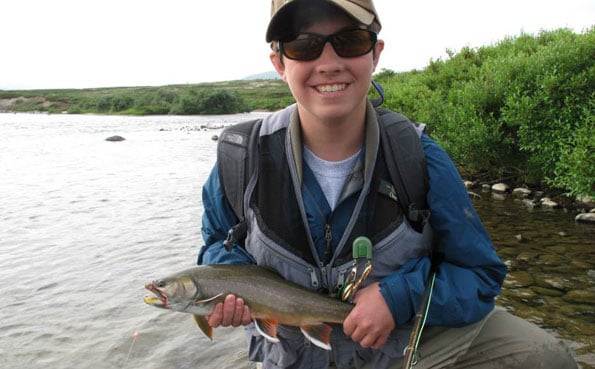No see um lodge is great for kids wanting to experience fly fishing