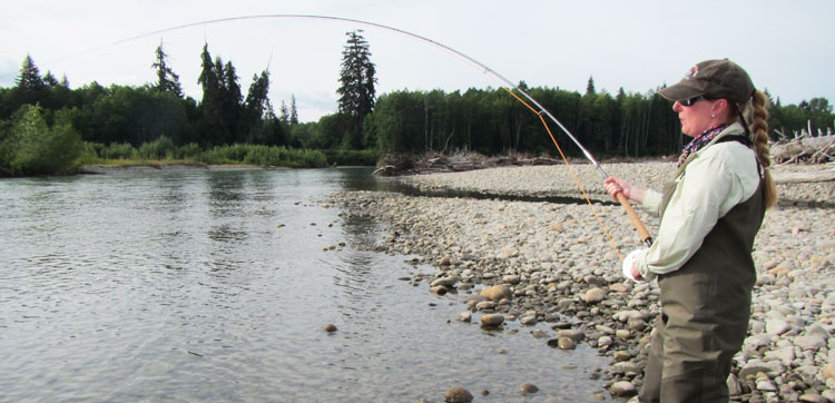 Salmon fishing canada with sportquest holidays