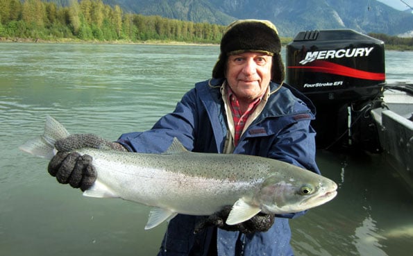 Perfect 80th Birthday Salmon Fishing
