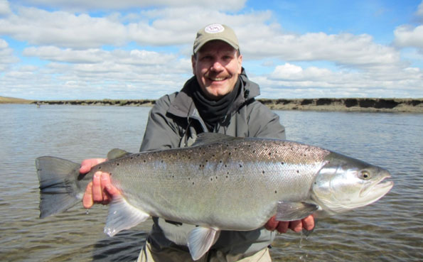 Check This Sea Trout Out Caught from Villa Maria Lodge Travelling With Sportquest Holidays