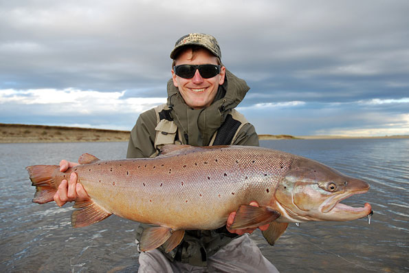 what a cracking sea trout fly fishing holidays in Argentina
