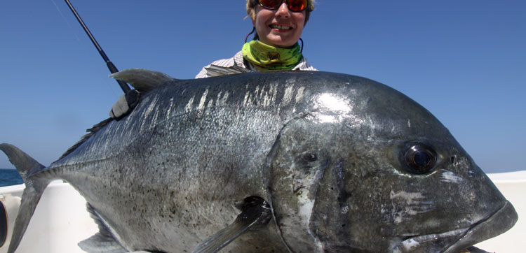 Home To Huge GT's Fishing Report