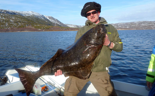  Sandabkken Norway fishing report of lots of big Halibut