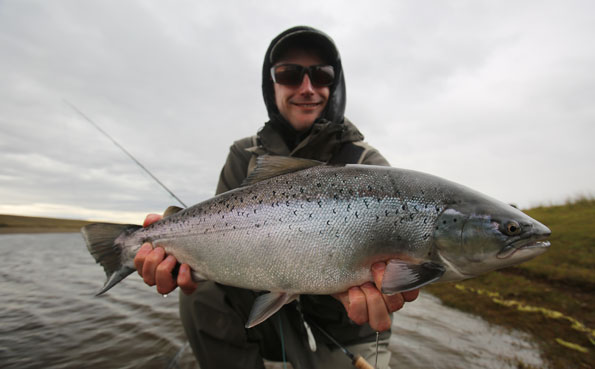 hosted sea trout fishing in argentina does not get much better than this