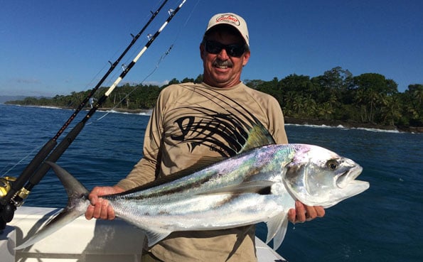 Monster Rooster on Popper Costa Rica Fishing Report