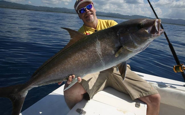 That is one big Amber jack Costa Rica Fishing Report