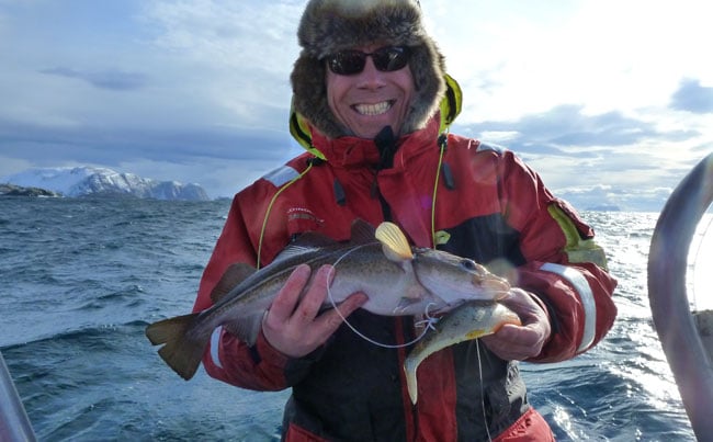 The smallest Cod of the weeks Fishing report Norway