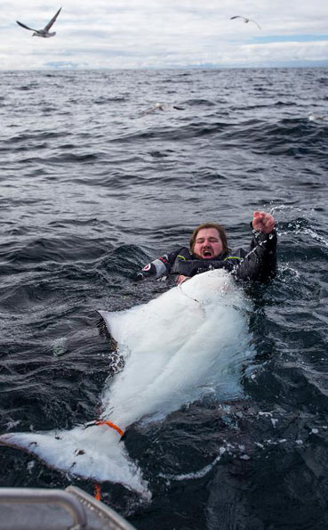 Take a swim on our Fishing Report Norway with your Halibut