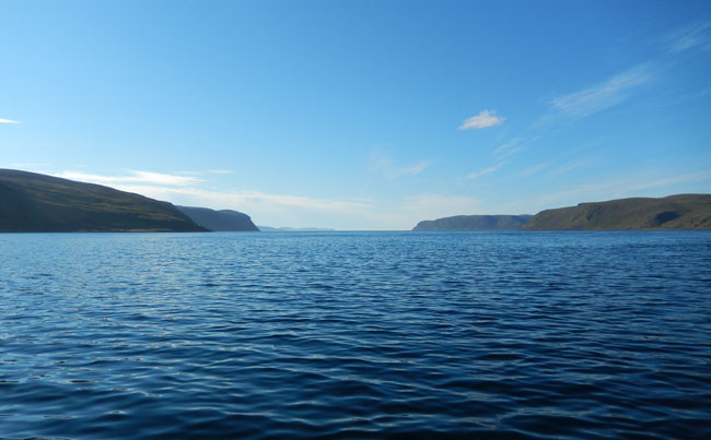 Flat calm sea Norway Fishing Report from Havoysund