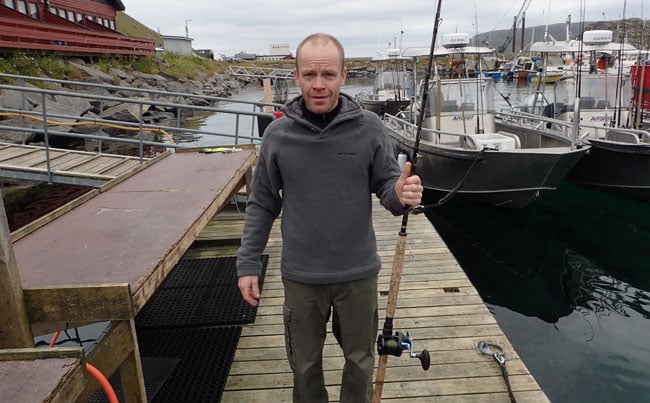 This angler looks concerned Fishing Report Norway of what is coming