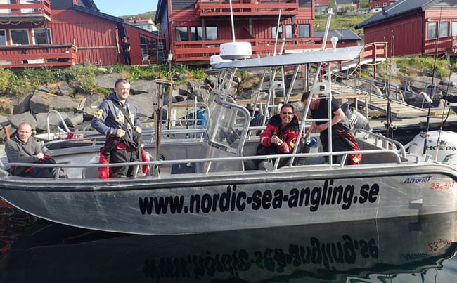The best boats used in our Fishing Report Norway