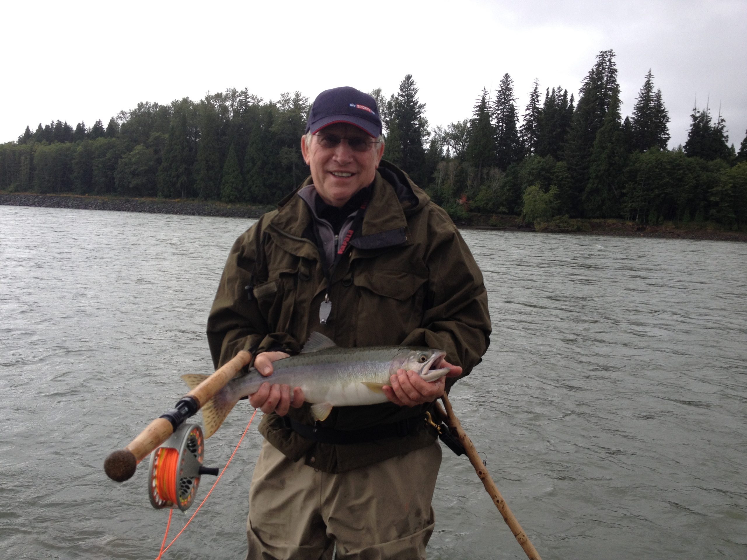 One of a million Pink Salmon from the Skeena River in Canada, provide great fun on light fly tackle.