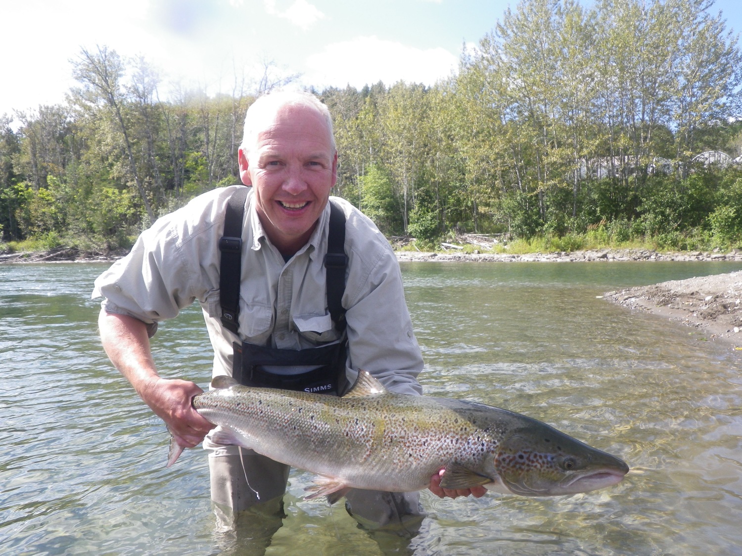 Harri from Chasing Silver Magazine out this one back on the Petite Cascapedia. Congratulations Harri!