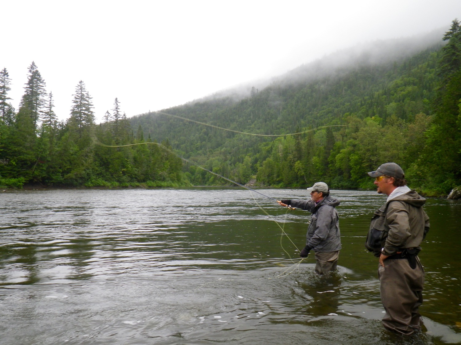 Salmon Lodge Fishing Report & The stunning Atlantic Salmon fly fishing with Sportquest Holidays at Camp Bonaventure