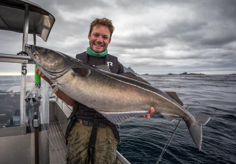 Johan's surface caught prize from Fishing report Norway