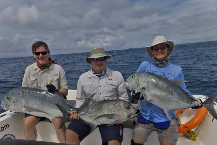 Andaman Fishing Report of three very good friends fishing together