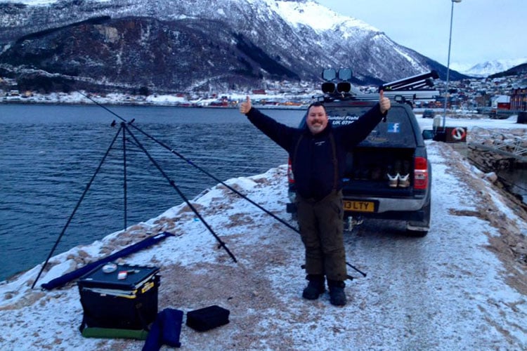 Thumbs up from our head guide in Norway Shore Fishing Report Season 2016