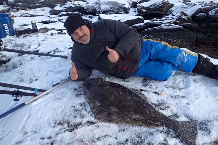 Norway Shore Fishing Report Season 2016 of loads of Halibut caught