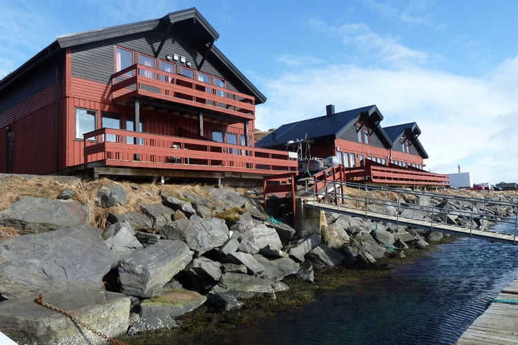 The cabins at Havoysund Hosted Norway Sea Fishing