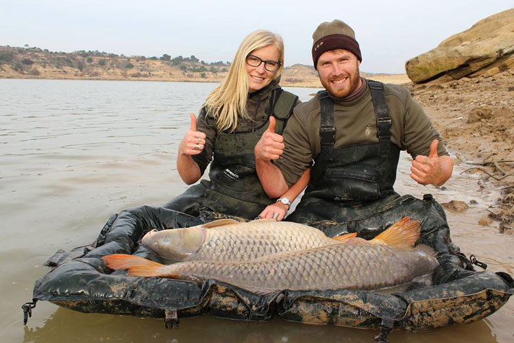 Cat & Carp fishing report of a couple fishing in Spain