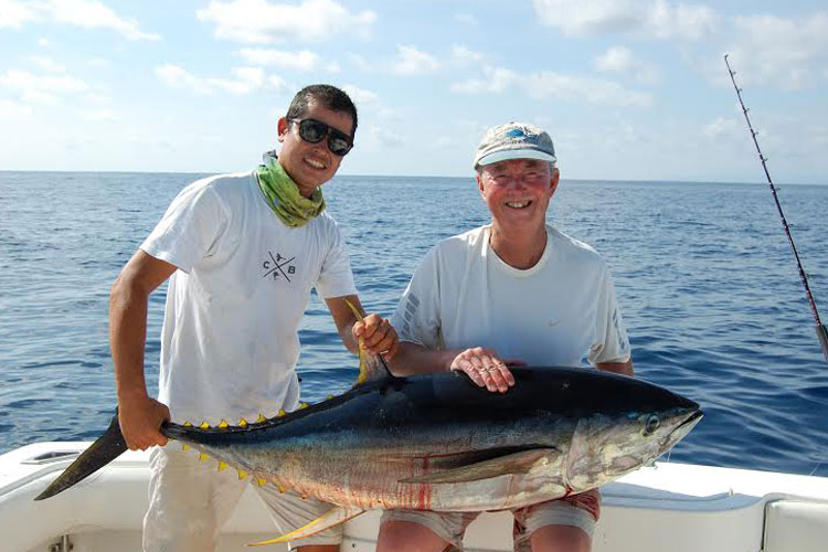 Costa Rica January 2016 Fishing Report of loads of big Tuna