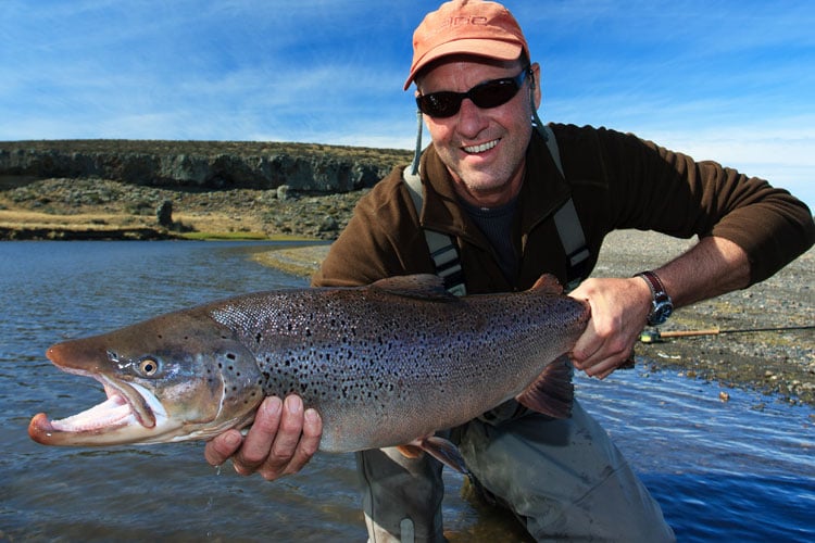 Hosted Sea Trout Fishing Las Buitreras Argentina