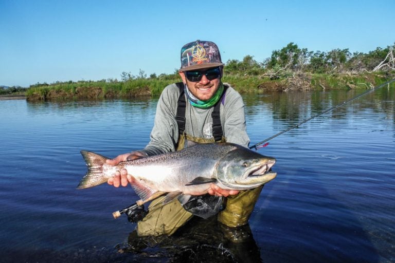 Cohio on the goodnews river are great fun as this customer shows.