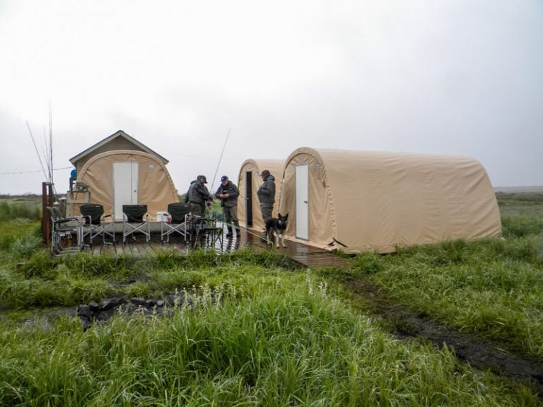 The rainbo camp in Alaska