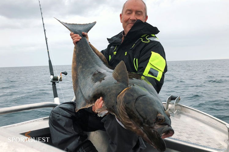 Norway Sea fishing for Halibut