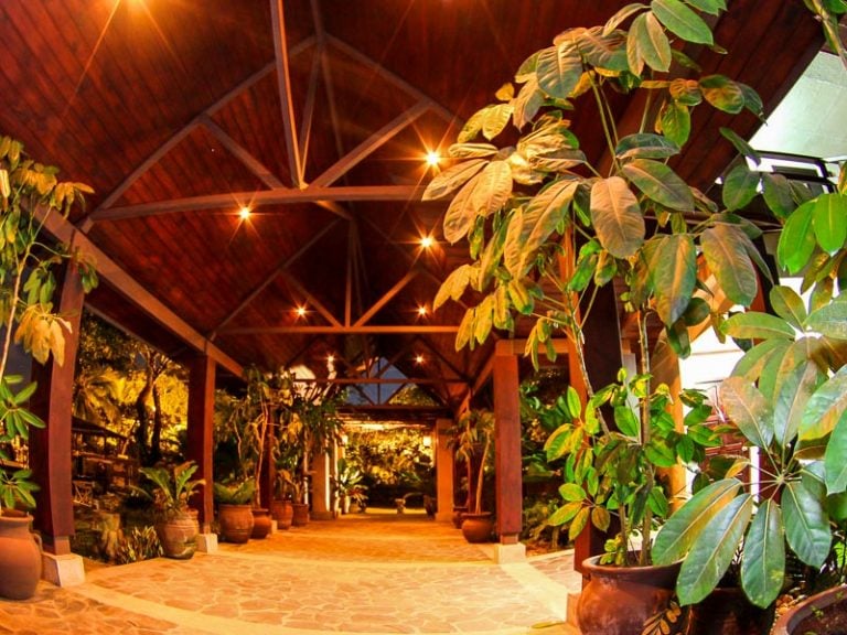 reception area at zancudo lodge