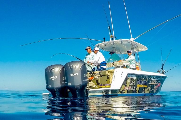 sportfishing boat with sportquest holidays