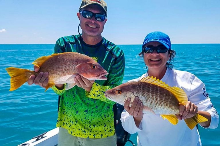 a couple of reef snapper