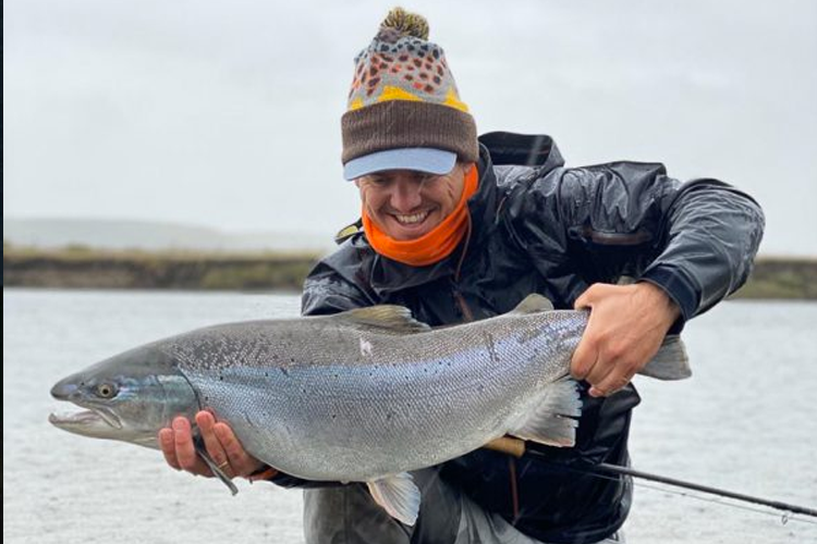 Two handed spey cast