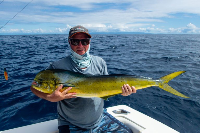 steve with a colourful fish