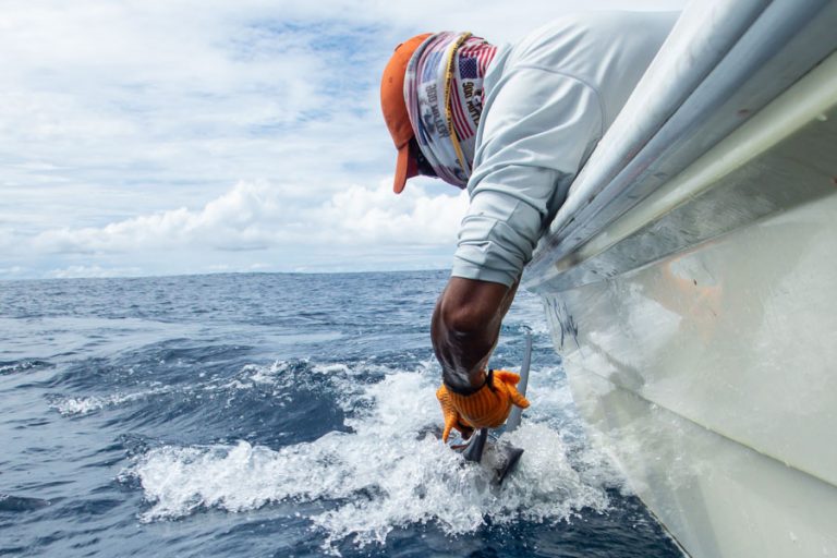 deck hand lands fish of his dreams