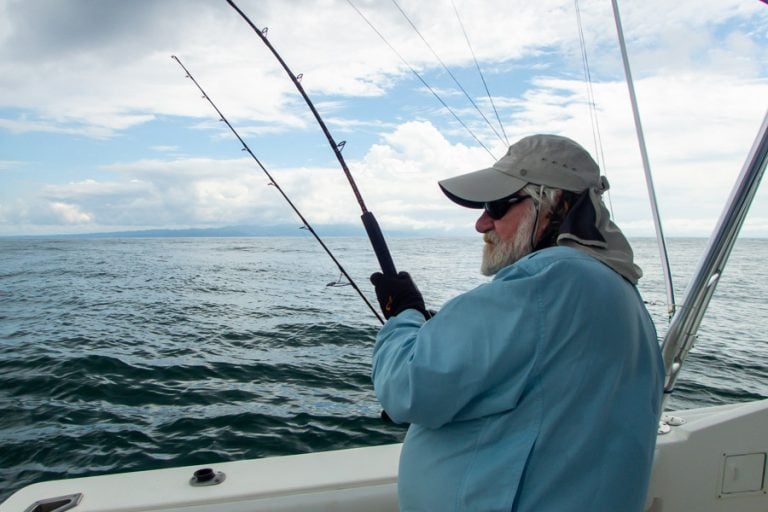 angler enjoying costa rica fishing