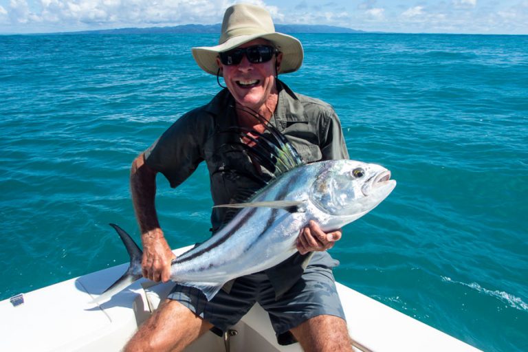 john and his rooster fish