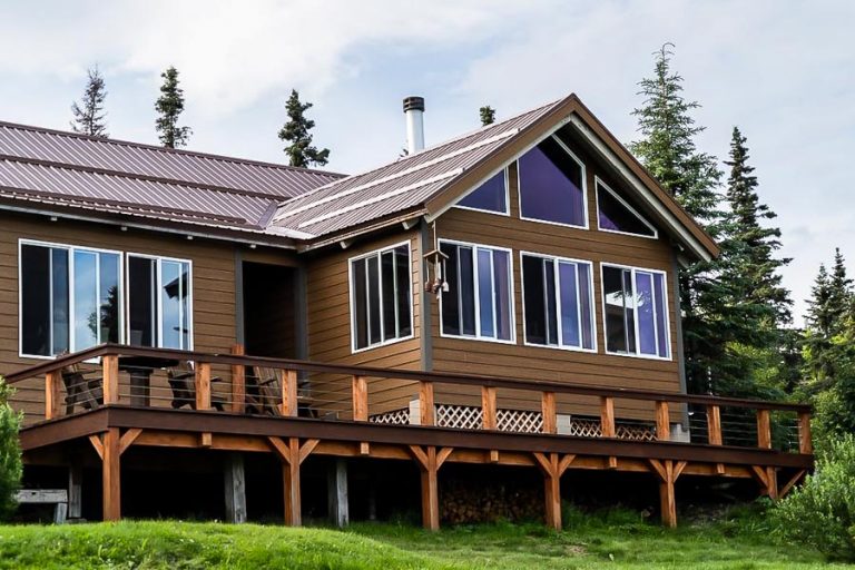 Front view of Bristol Bay Lodge