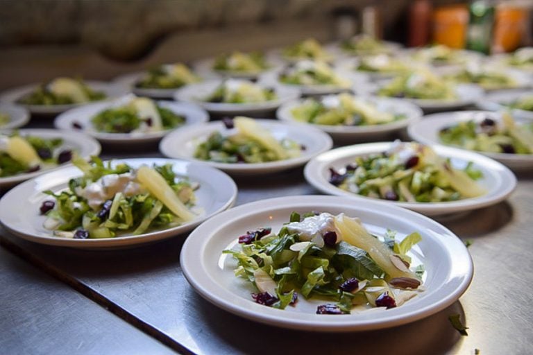 picture of starters ready to be served