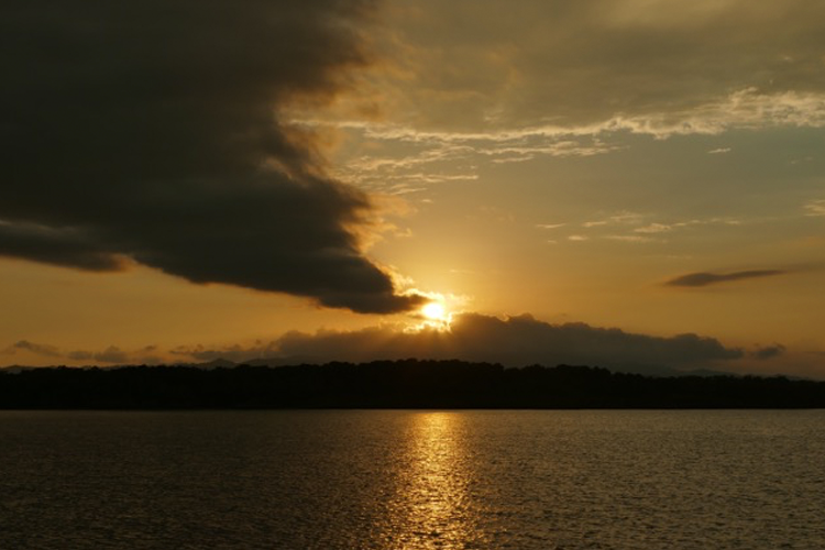 Morning sun at Costa rica