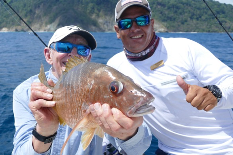 Customer with a tropical fish