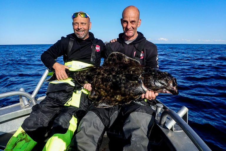 Contestants on halibut fishing competition