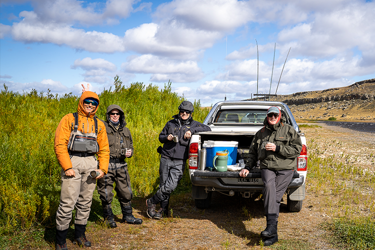 Getting Ready For A Days Fishing