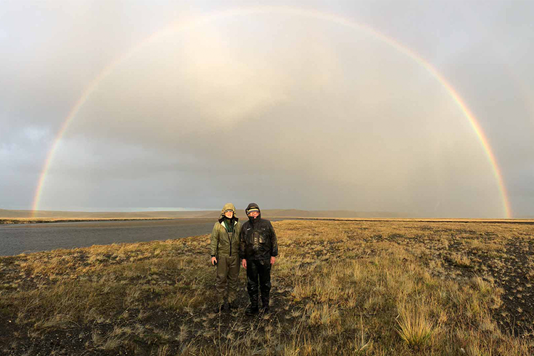 Rainbow while Sea Trout fishing