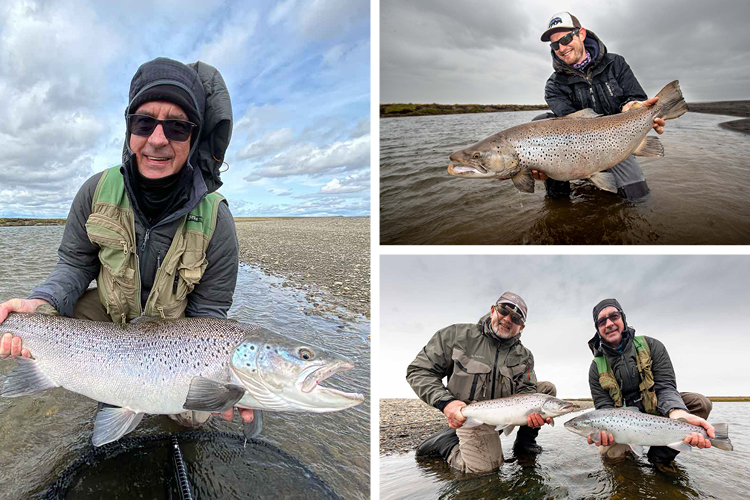 Anglers With Fish In Kau Tapen