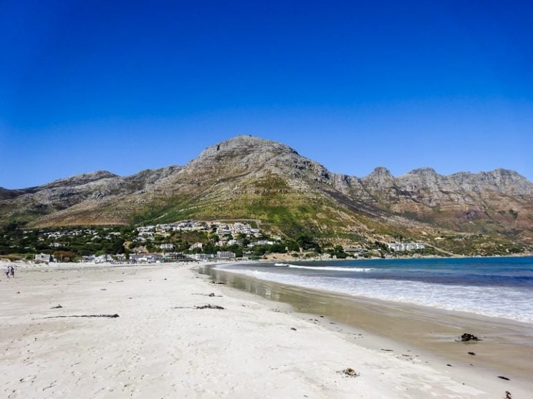 South African beach in Cape Town