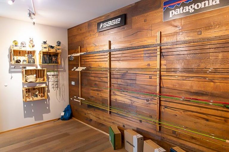 small tackle shop at the lodge